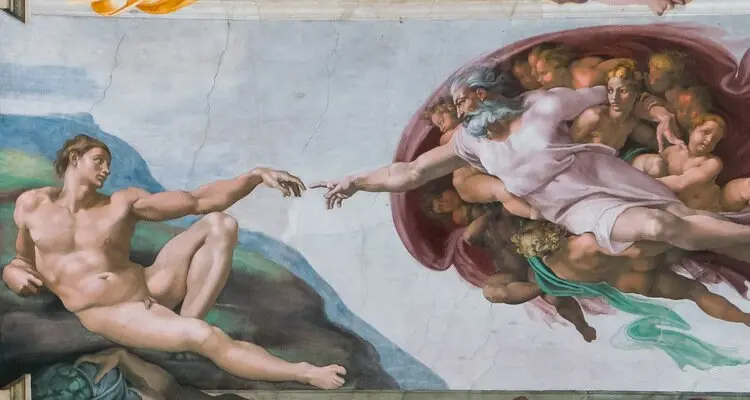 The Creation of Adam in Sistan Chapel