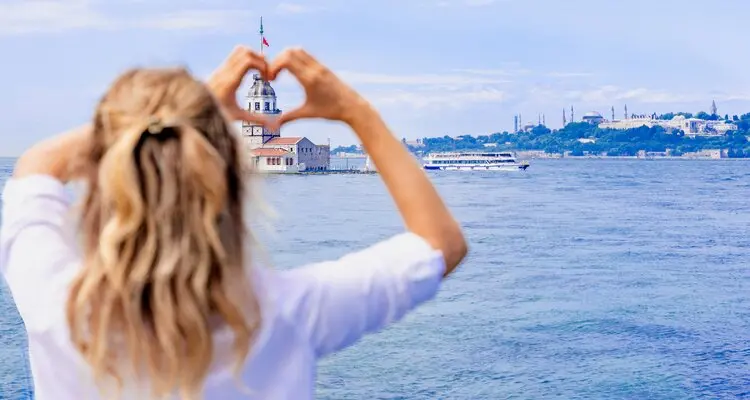 cruising along the Bosphorus