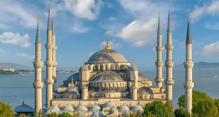 the Blue Mosque in Istanbul